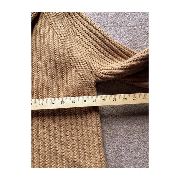 Abercrombie & Fitch Wool Alpaca Chunky Knit Shawl Neck Button Grandpa Cardigan M - Picture 7 of 7